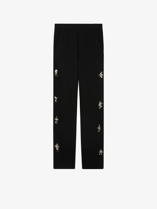 MASCULINE JOGGER PANTS WITH JEWELRY EMBROIDERIES - 1