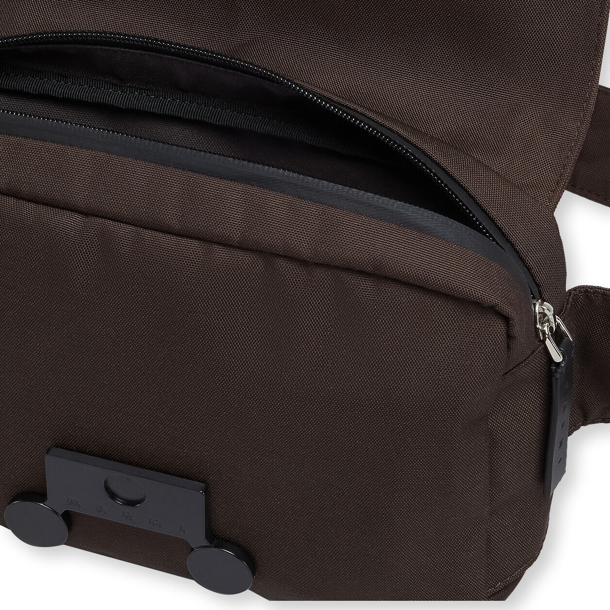 BLACK CORDURA CITYSCAPE BELT BAG - COFFEE - 3