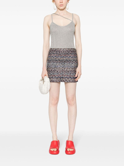 Missoni zigzag-woven mini skirt outlook