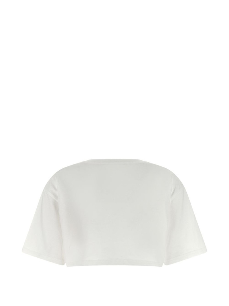 Valentino cropped print T-shirt outlook