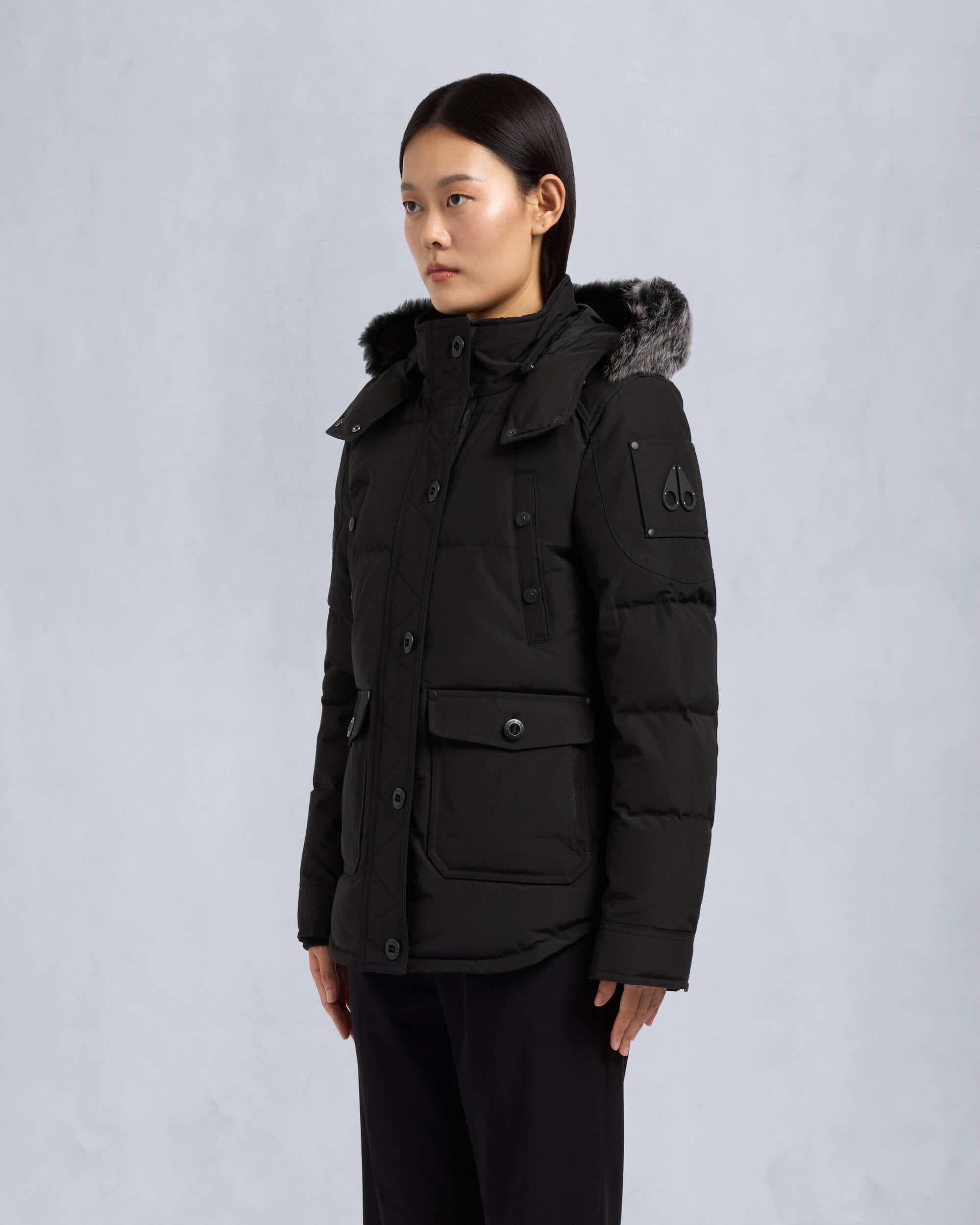 ONYX ANGUILLE SHEARLING JACKET - 3