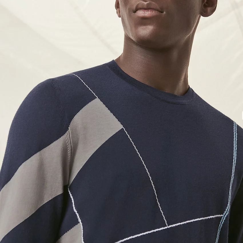 "Voil'H" crewneck sweater - 3
