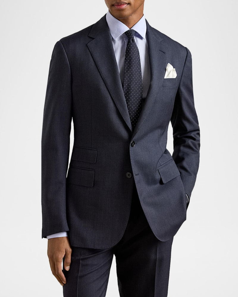 Kent Hand-Tailored Pin Dot Suit 4