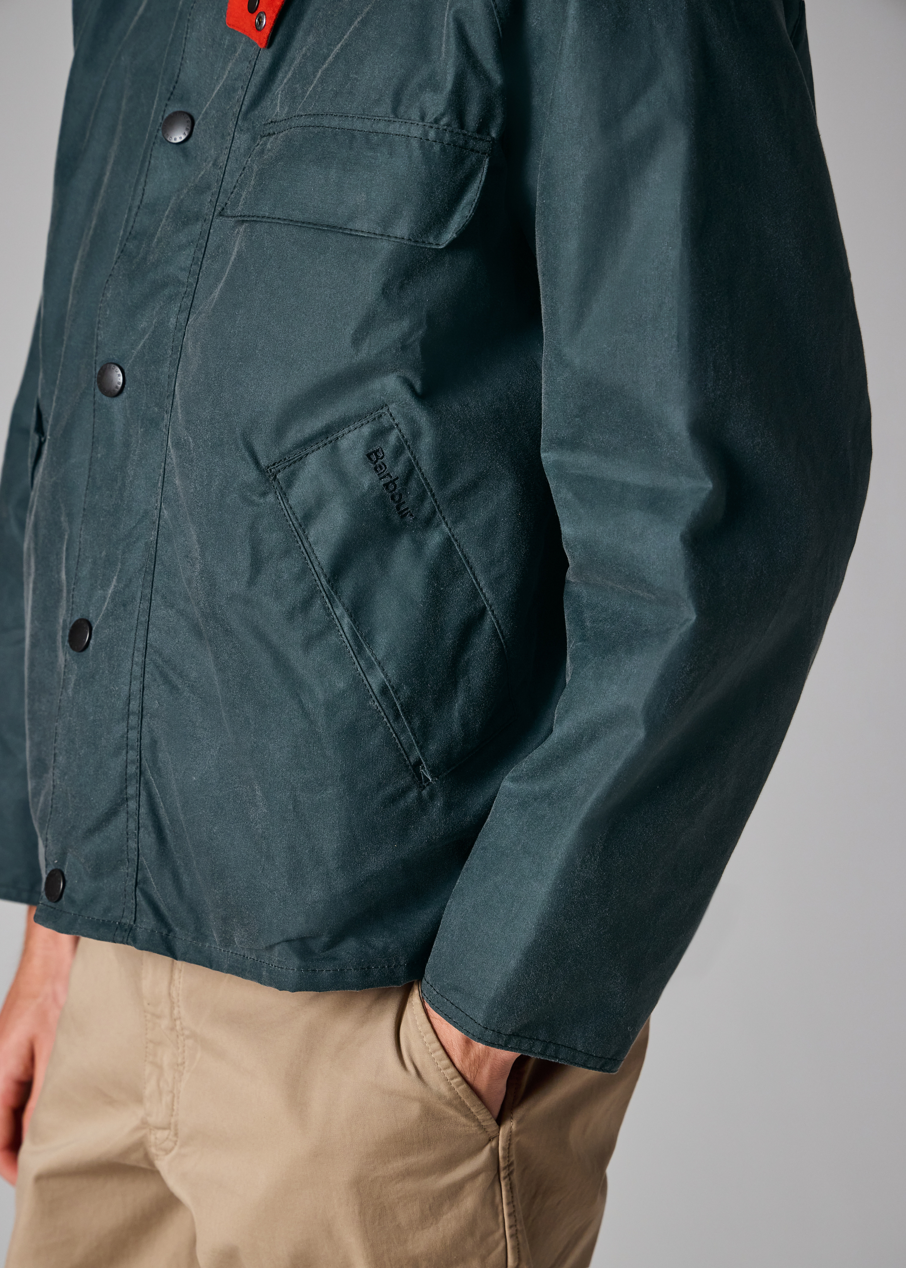 Paul Smith loves Barbour - Slate Transport Wax Jacket - 15