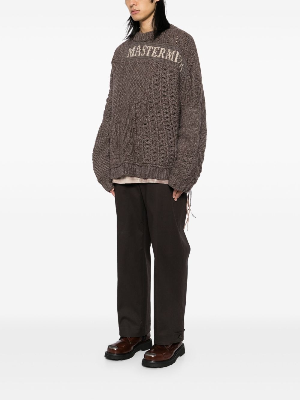cable-knit sweater - 3