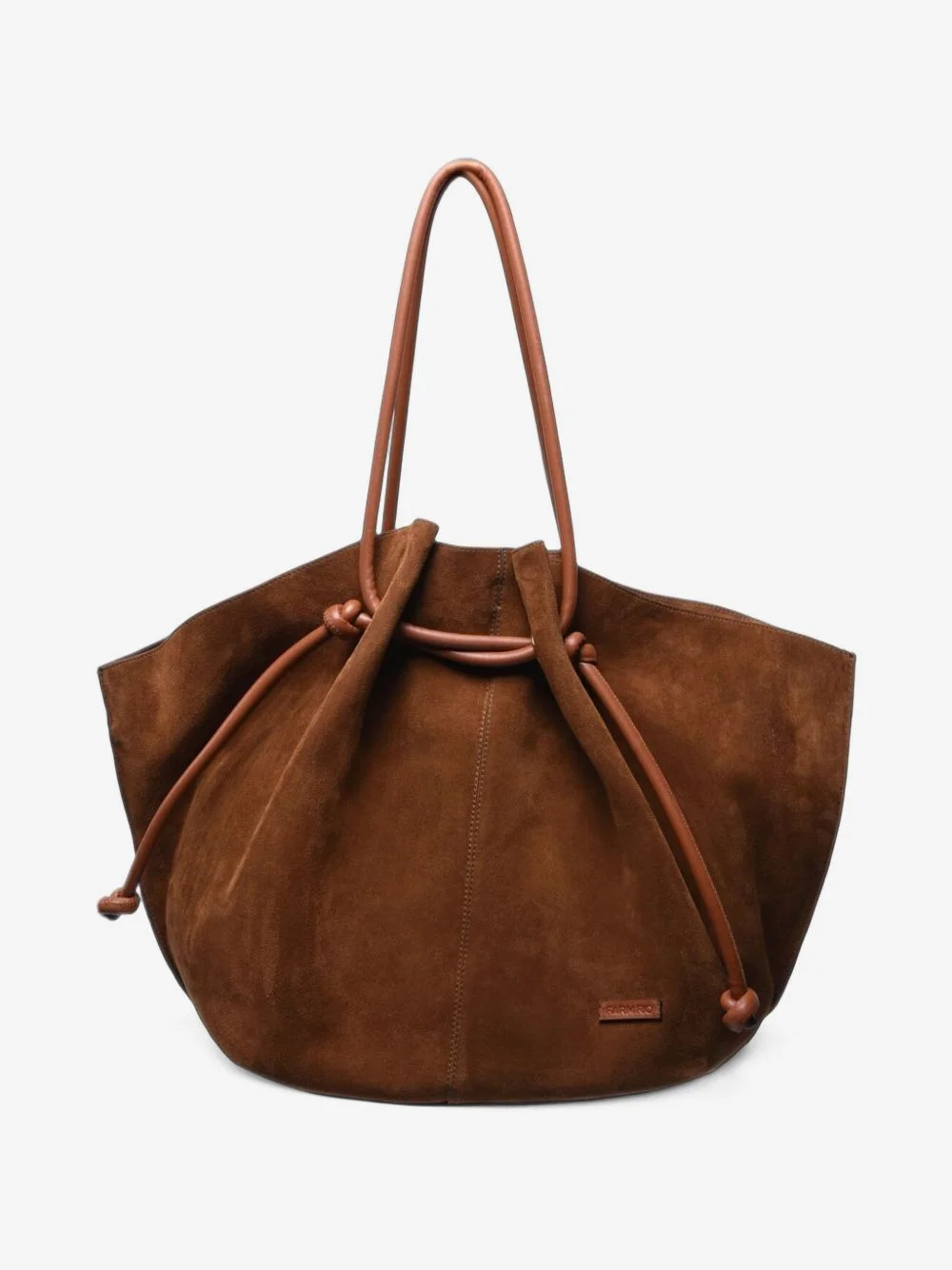 suede tote bag - 1