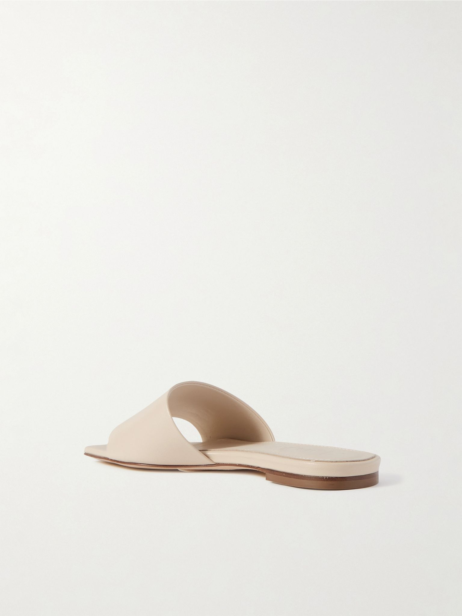 Anna leather sandals Cream - 3