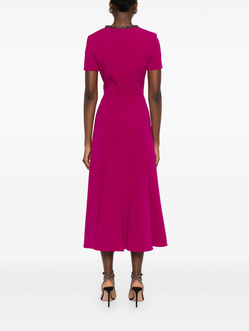 ROLAND MOURET Roland Mouret Collar-embellished Midi Dress outlook