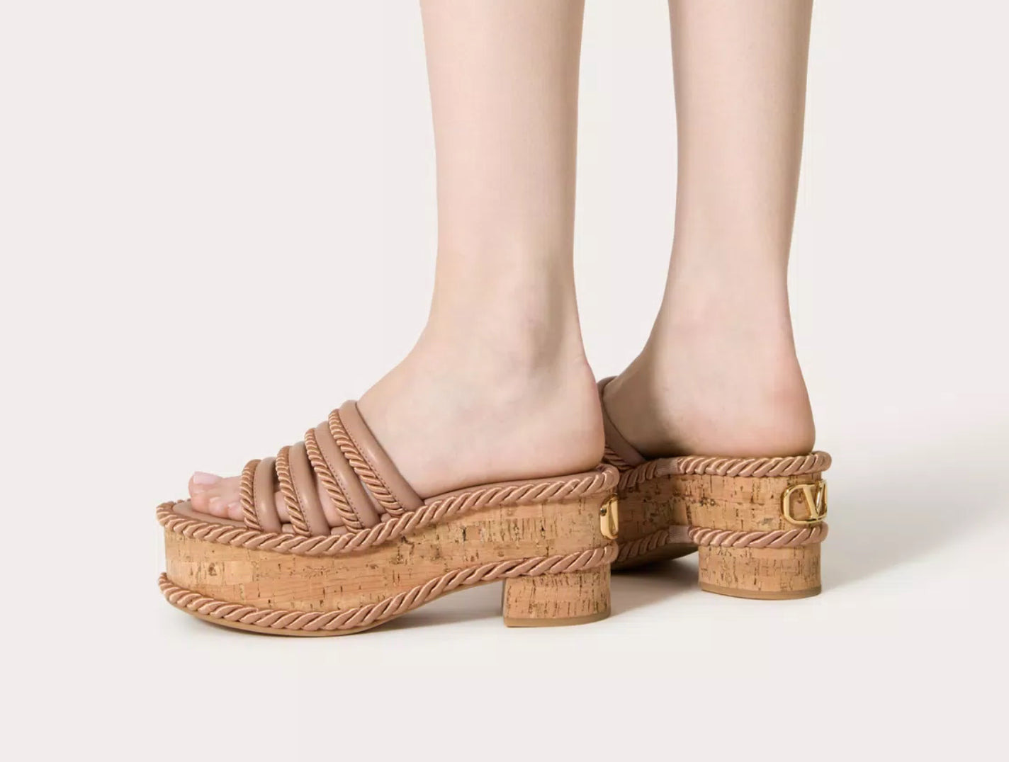 Valentino Vlogo Summerblocks Platform Sandals - 4