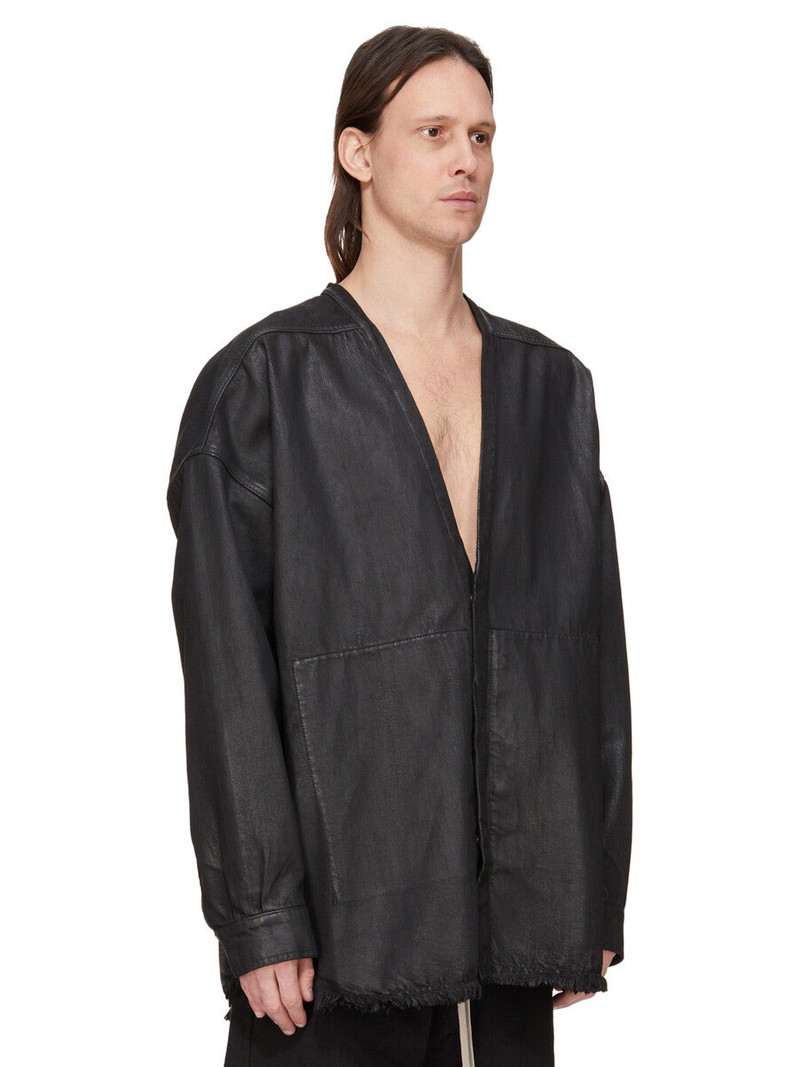 frayed cotton coat 2