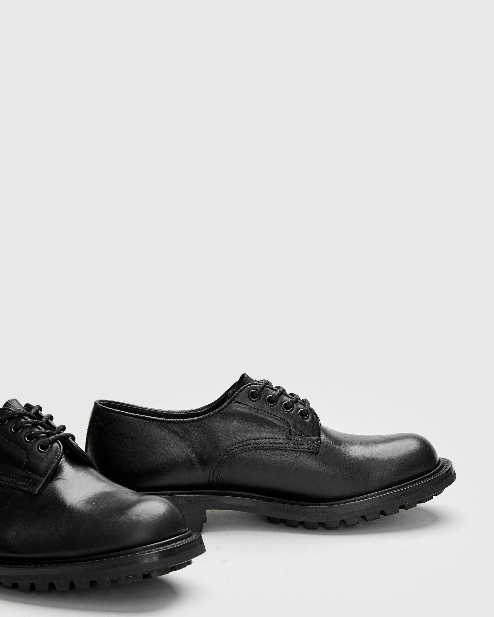 Daniel Work Shoe in Black Washed Horse - 4