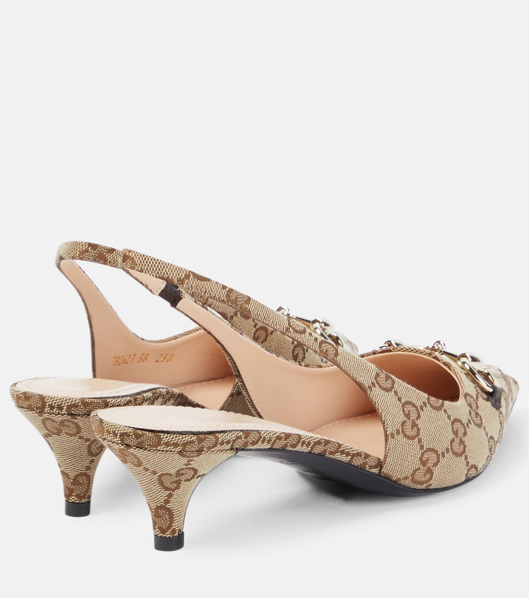 Horsebit GG slingback pumps - 2