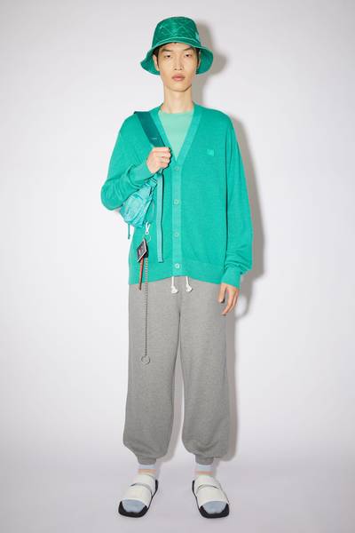 Acne Studios V-neck cardigan - Jade green outlook