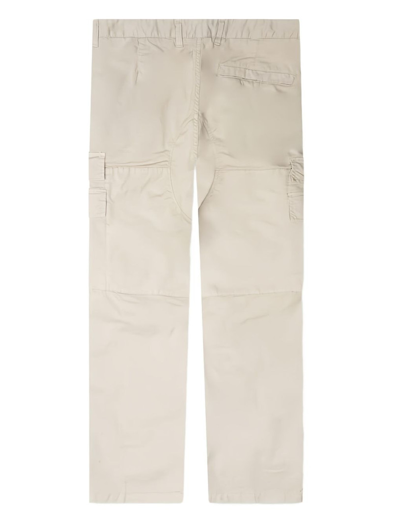 Stone Island cargo-pocket logo-appliqué trousers outlook