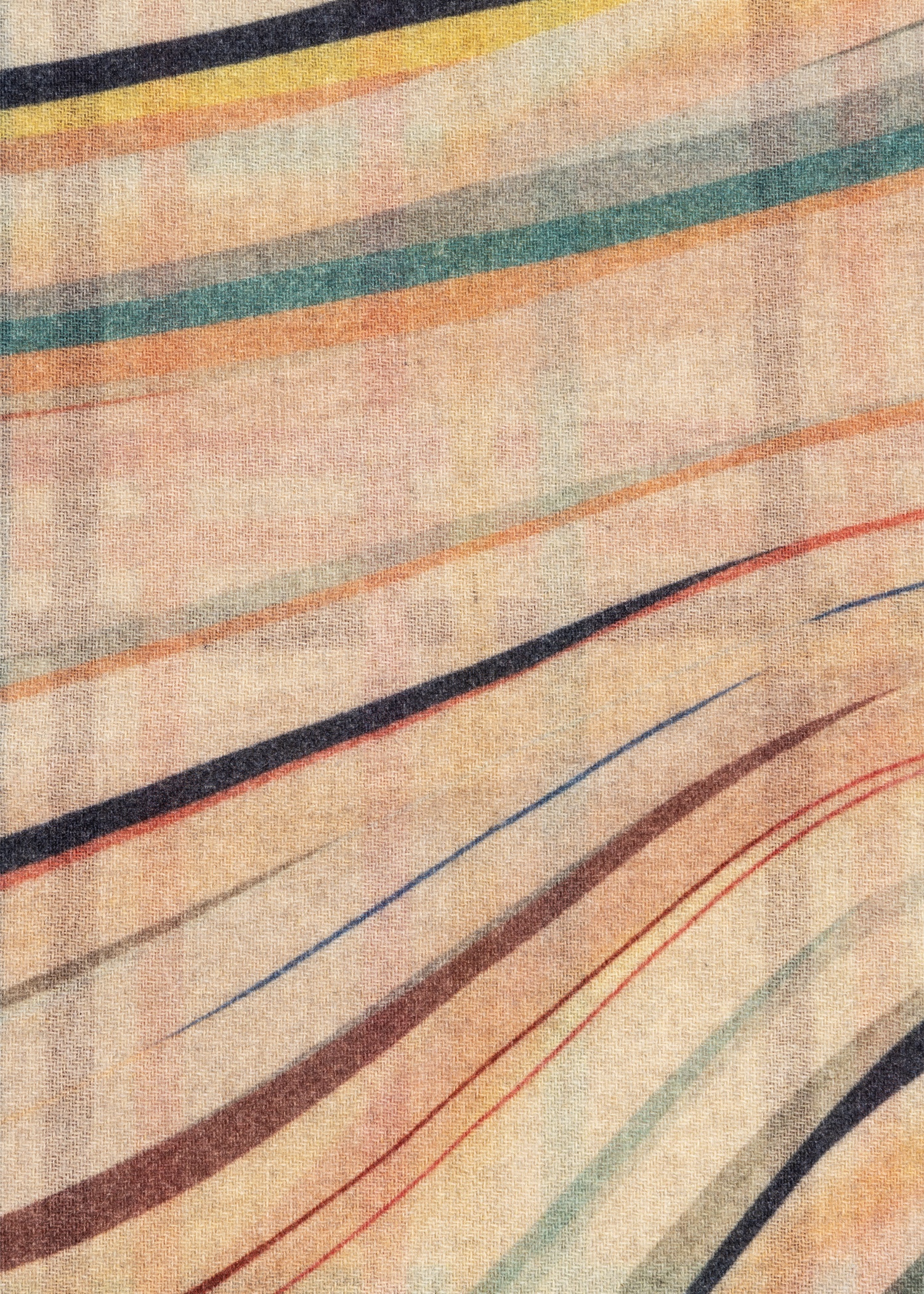 Women's Cashmere-Blend 'Swirl' Check Scarf - 4