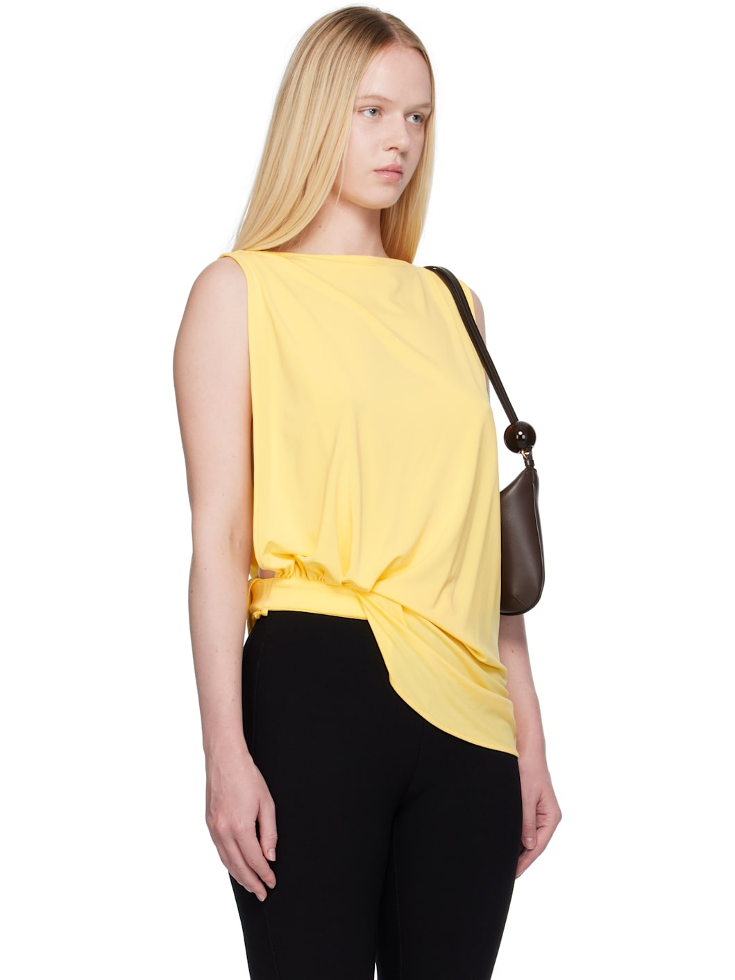 Yellow La Croisière 'The Peplo' Top - 2