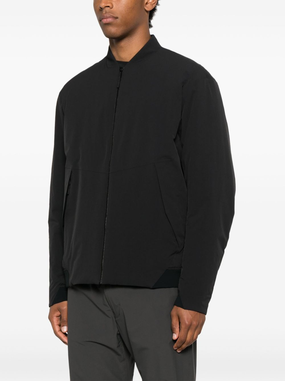 baseball-collar bomber jacket - 3