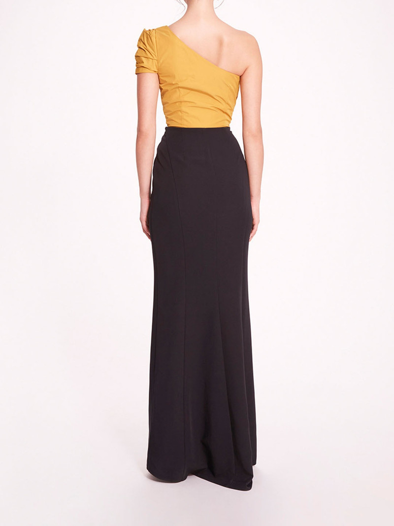 Marchesa TAFFETA CREPE GOWN outlook