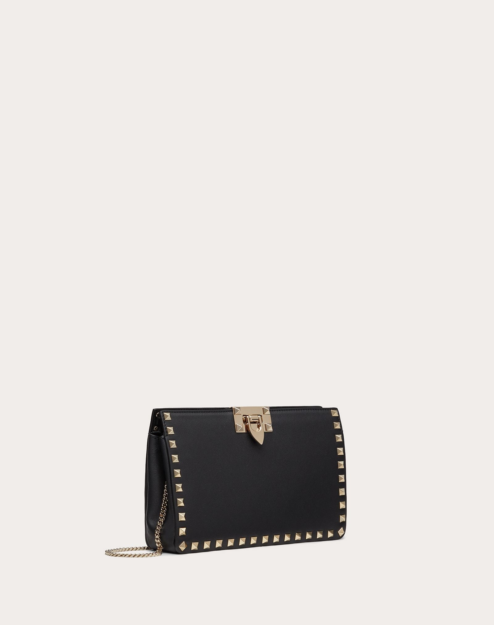 Rockstud Calfskin Clutch - 2