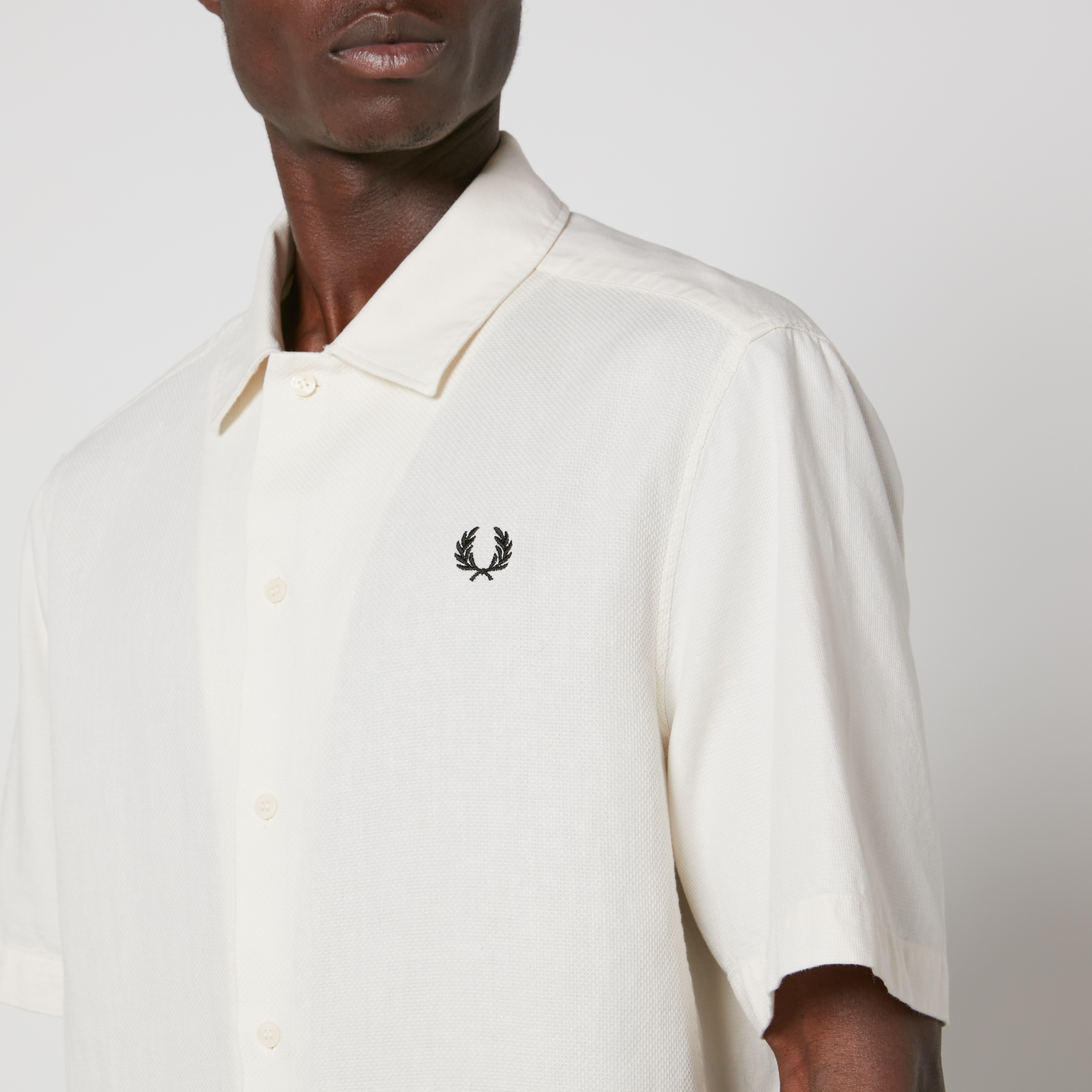Fred Perry Cotton and Linen-Blend Piqué Shirt - 4