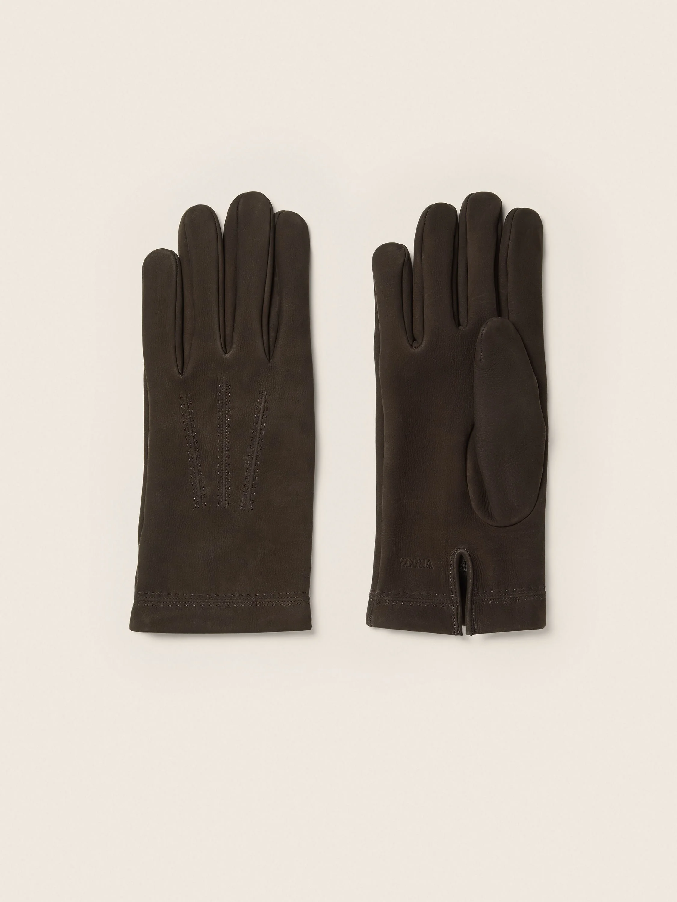 DARK BROWN SECONDSKIN GLOVES - 1