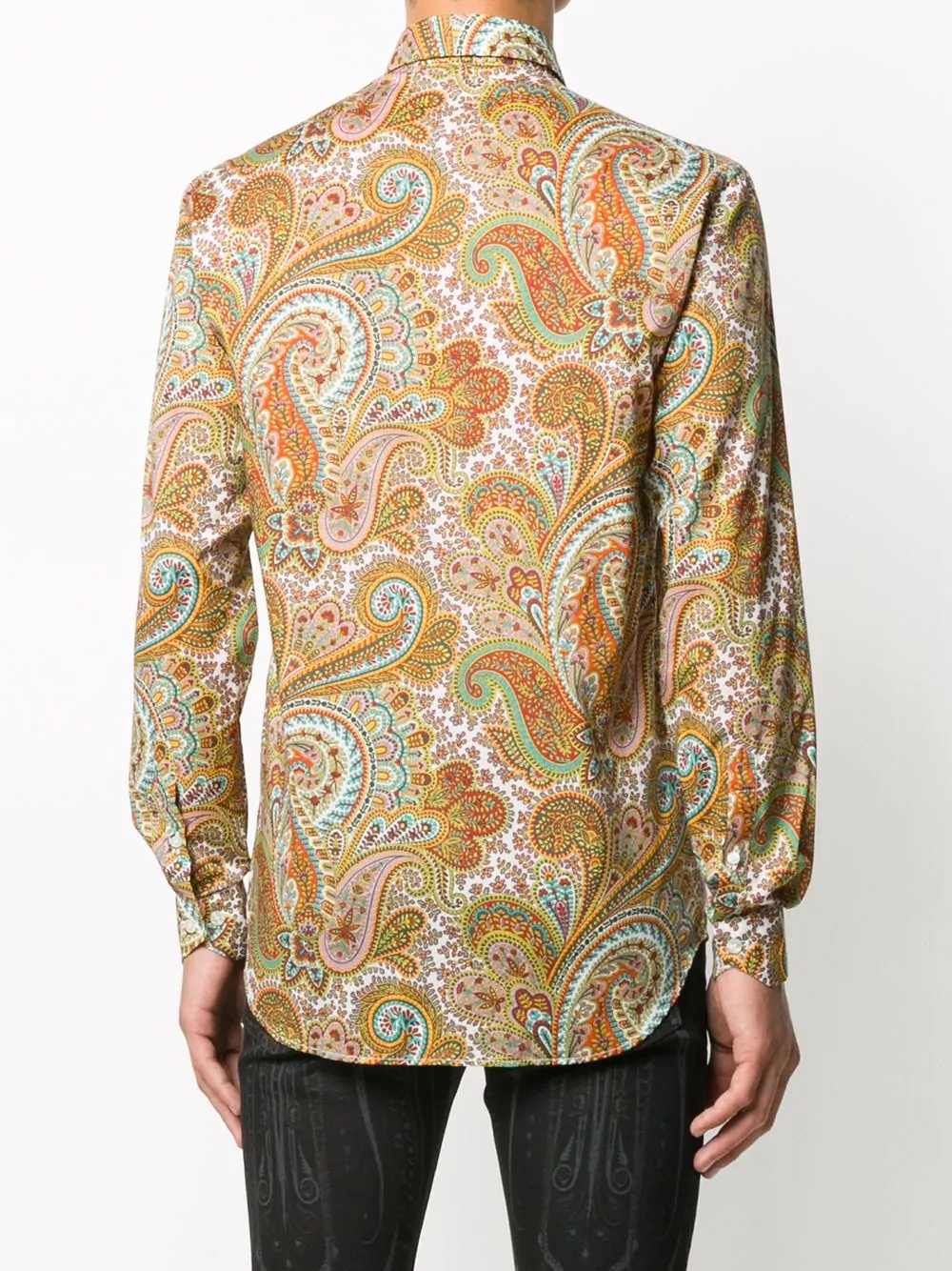 paisley print shirt - 4