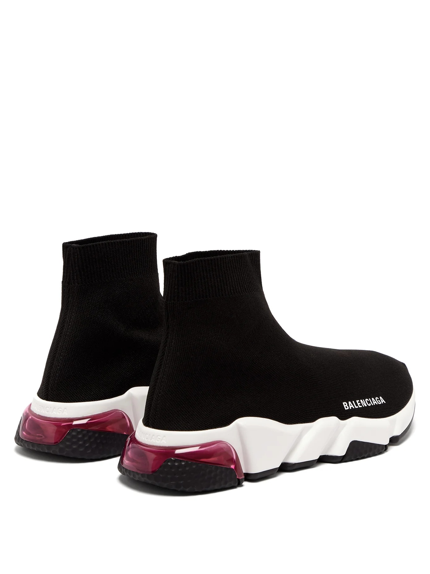 Speed bubble-heel high-top sock trainers - 4