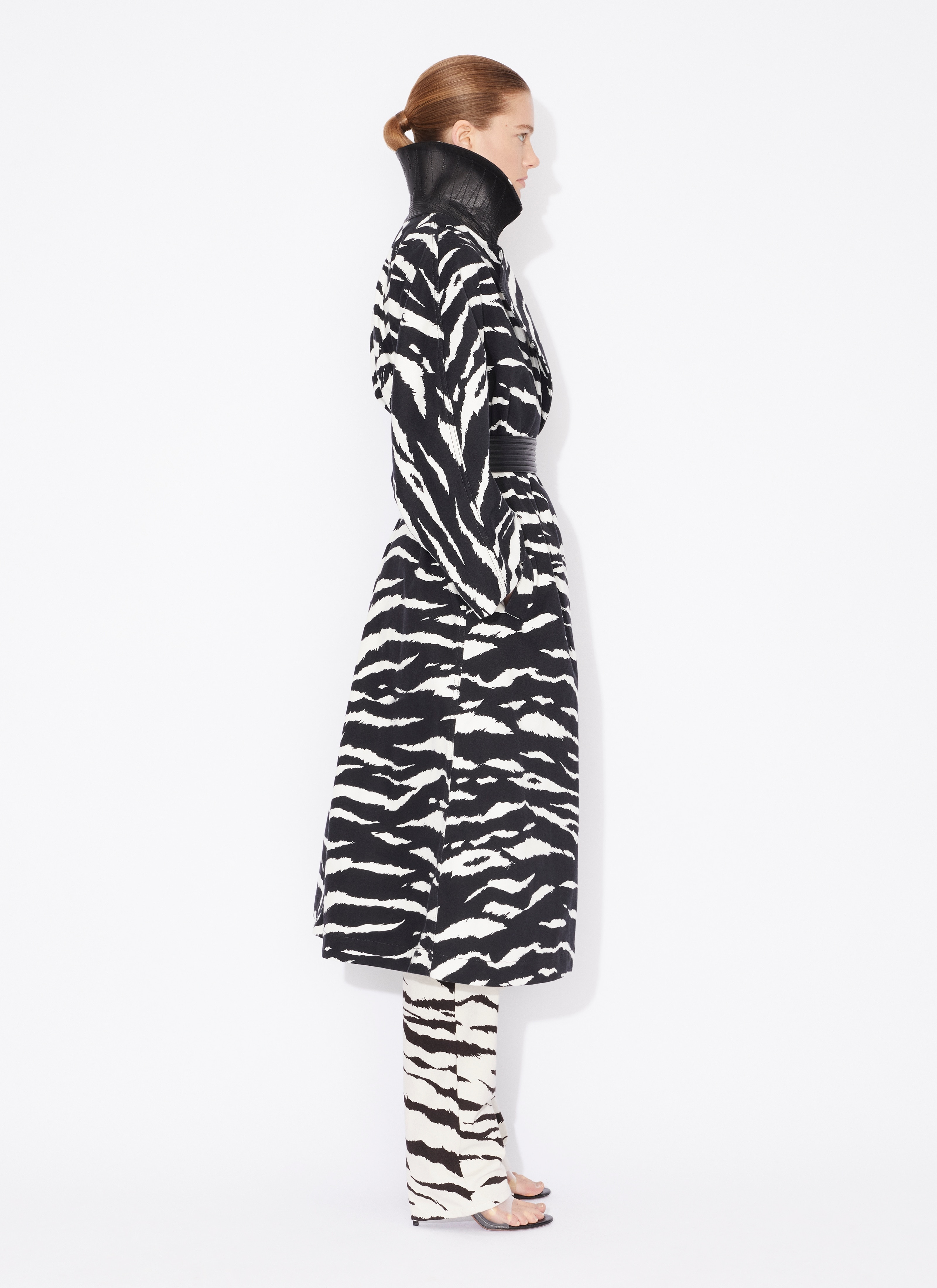 ANIMAL DENIM TRENCH - 4