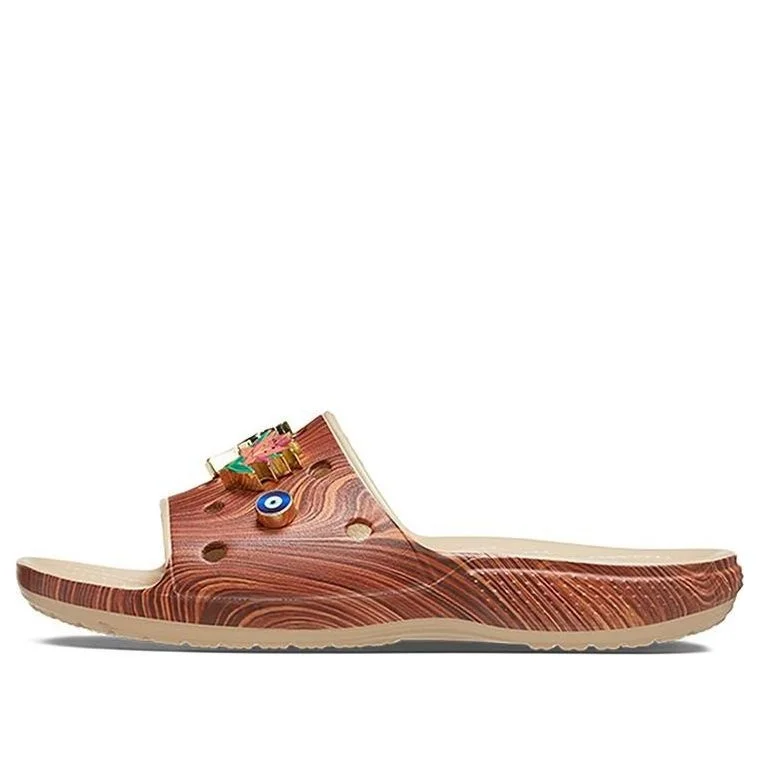 (WMNS) Crocs SZA x Classic Slide 'Woodgrain' 208013-90H - 1