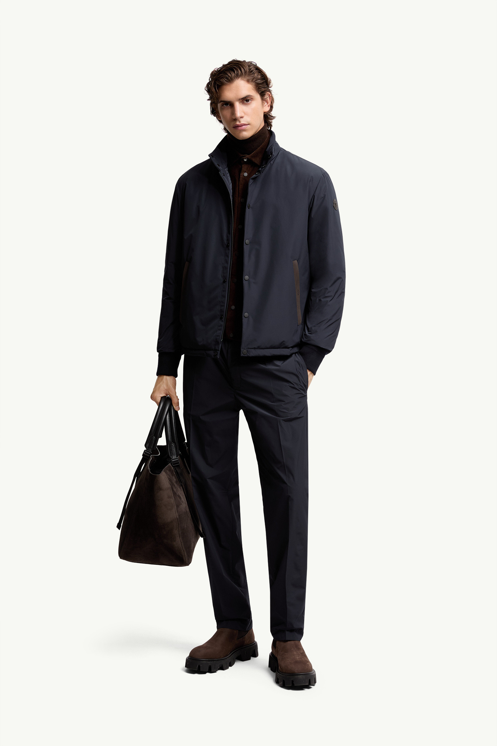 Lanques Leather-Trimmed Short Down Jacket - 2