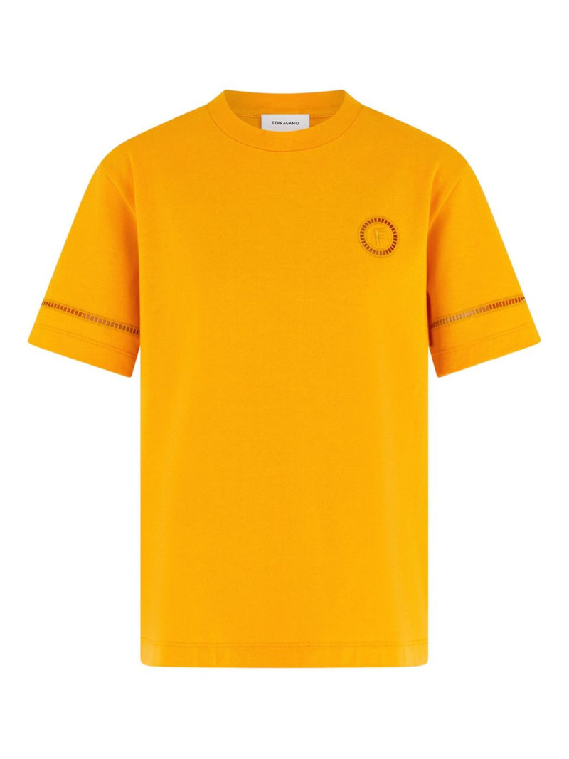 logo-embellished crew-neck T-shirt 1