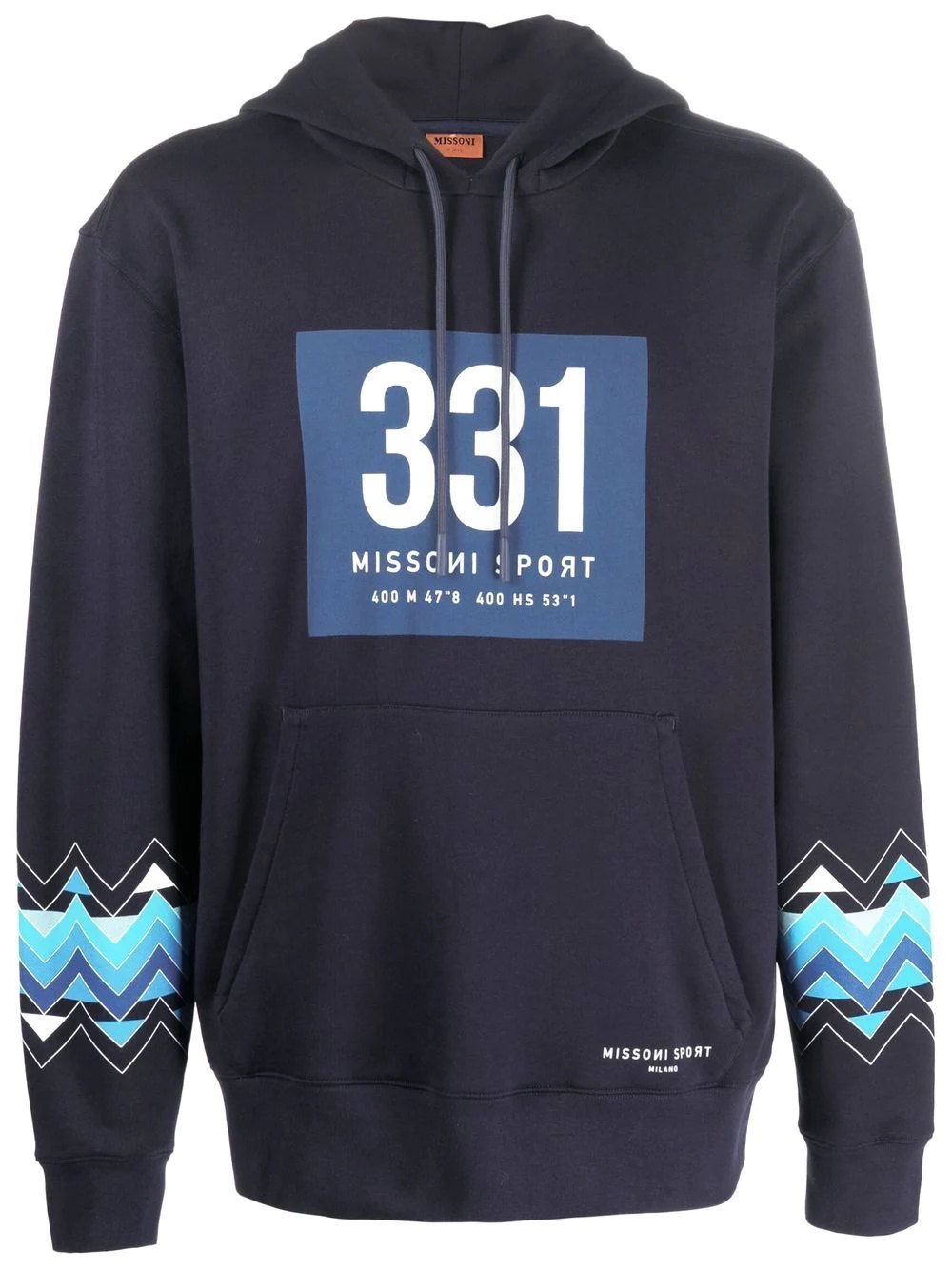 Missoni Sport drawstring hoodie - 1