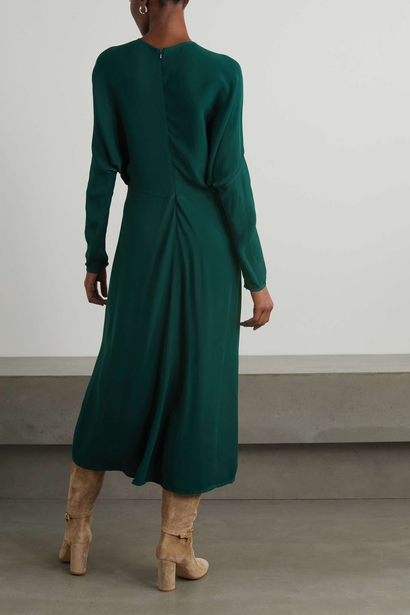 Crepe midi dress - 3