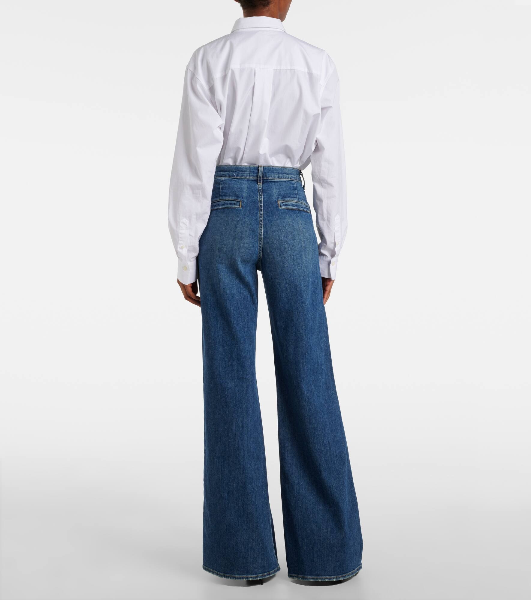 Anna mid-rise flared jeans - 3