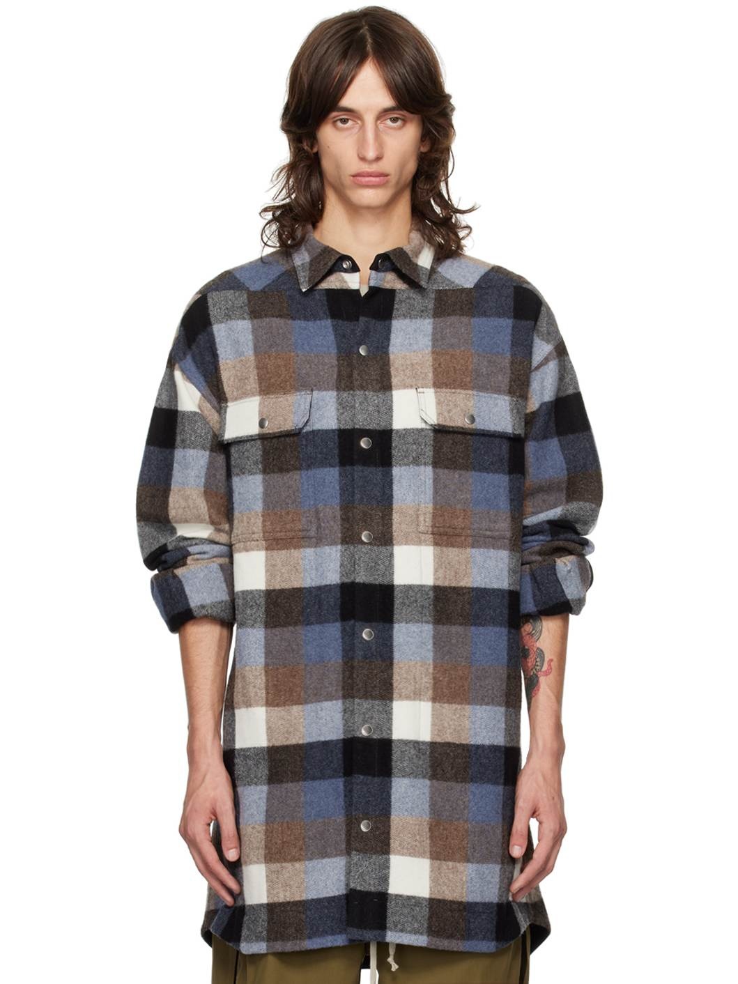 Blue Porterville Oversized Shirt - 1