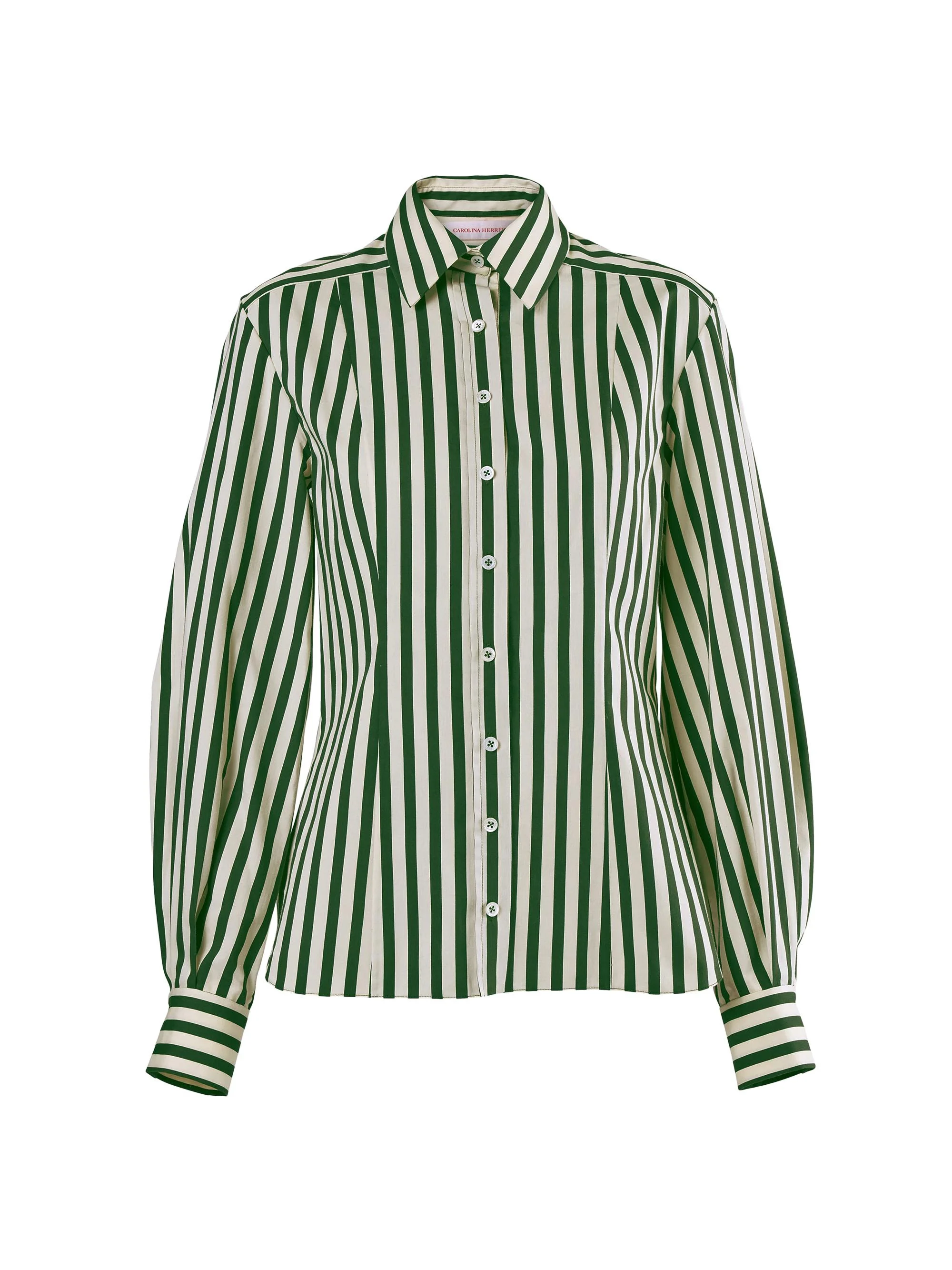 Women's Isabella Striped Cotton-Blend Shirt - Ivory Multi - 1