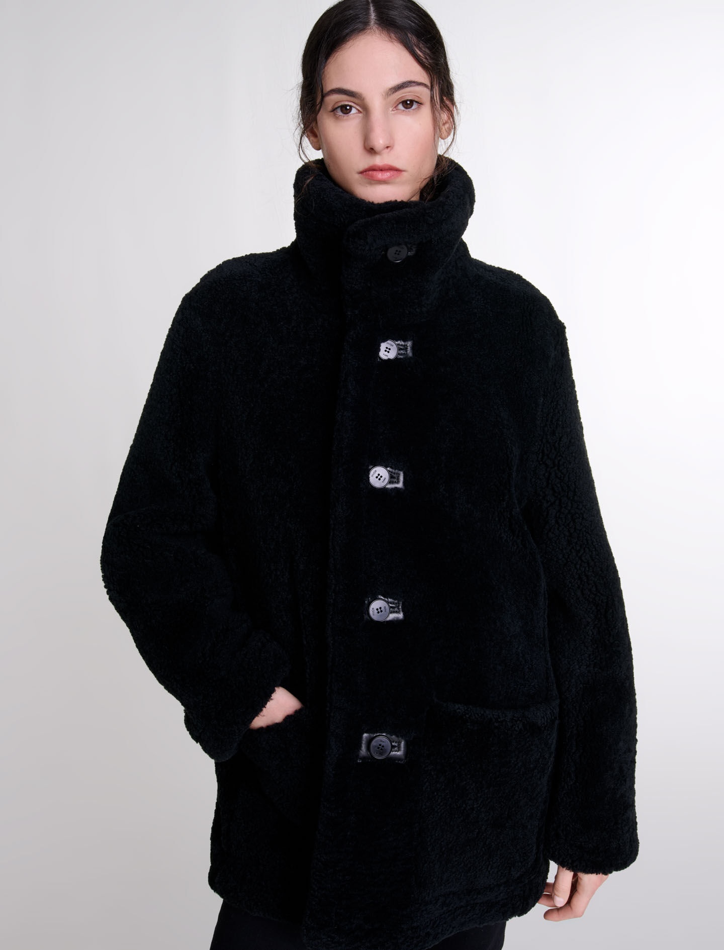 Reversible leather coat - 5