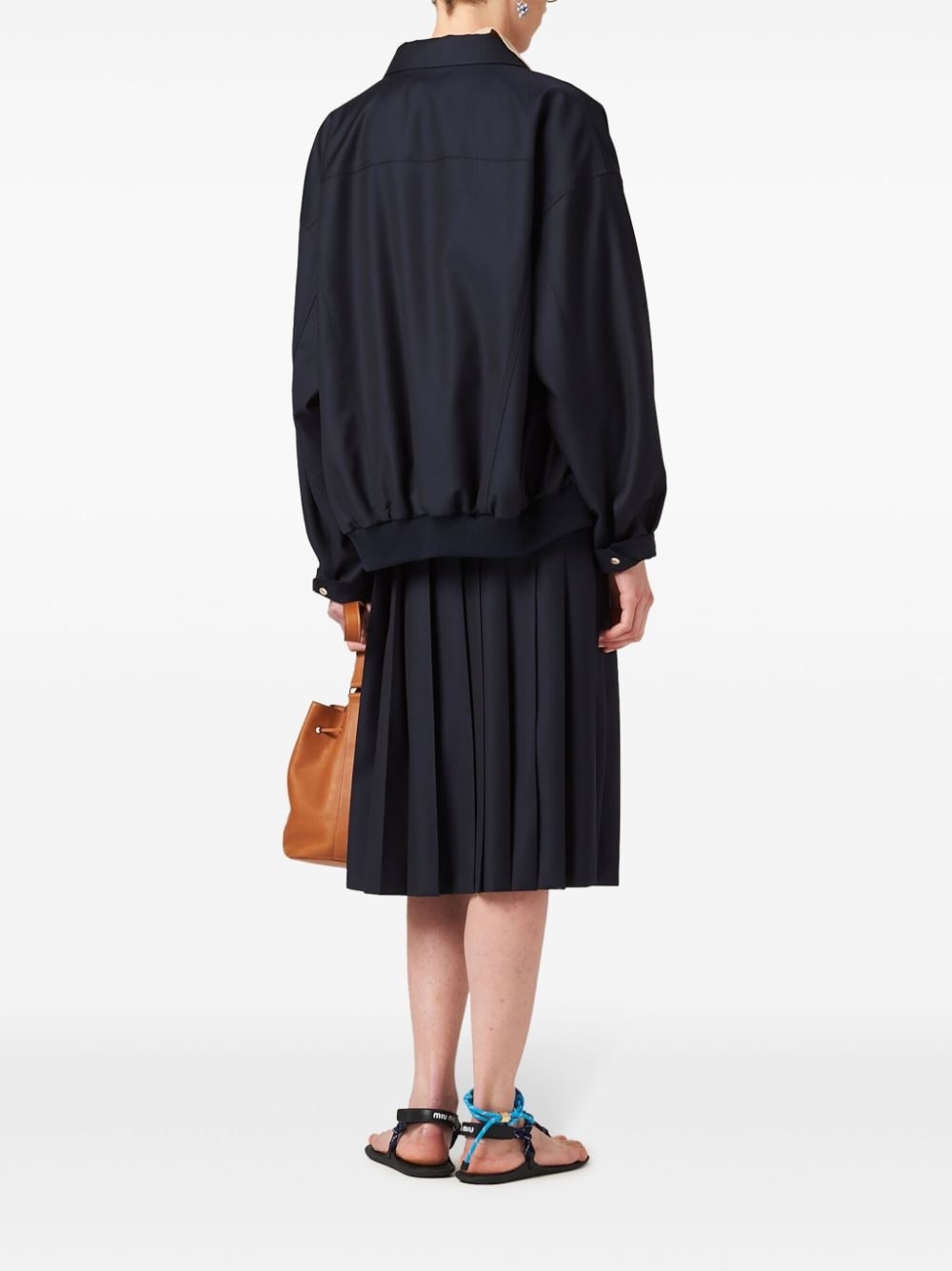 pleated midi skirt - 3
