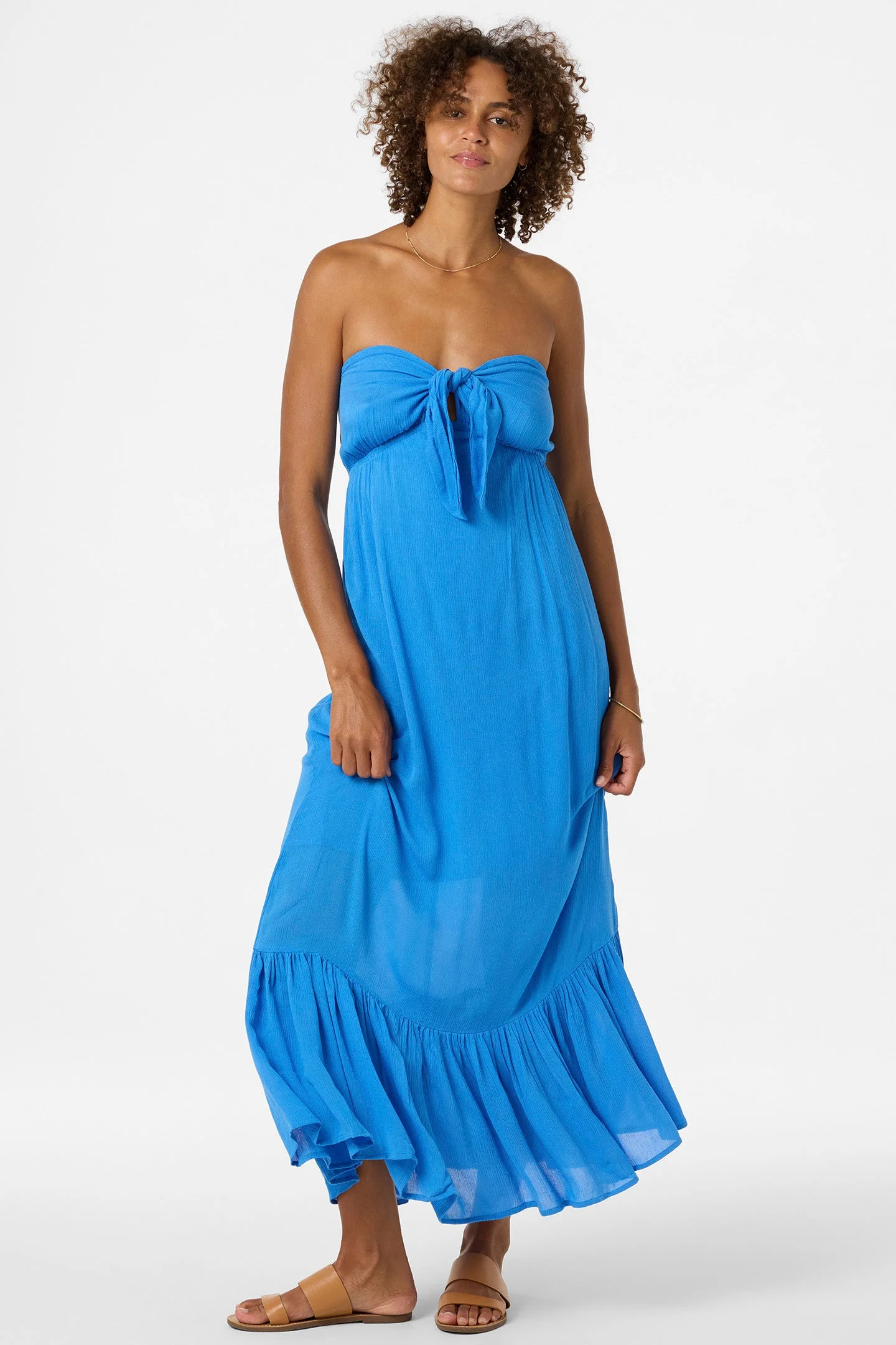 Isadora Solid Maxi Dress - 1