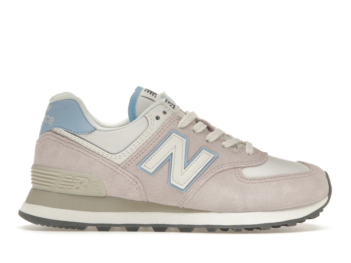 New Balance 574 Stone Pink Sea Salt Blue Haze (Women's) - 1