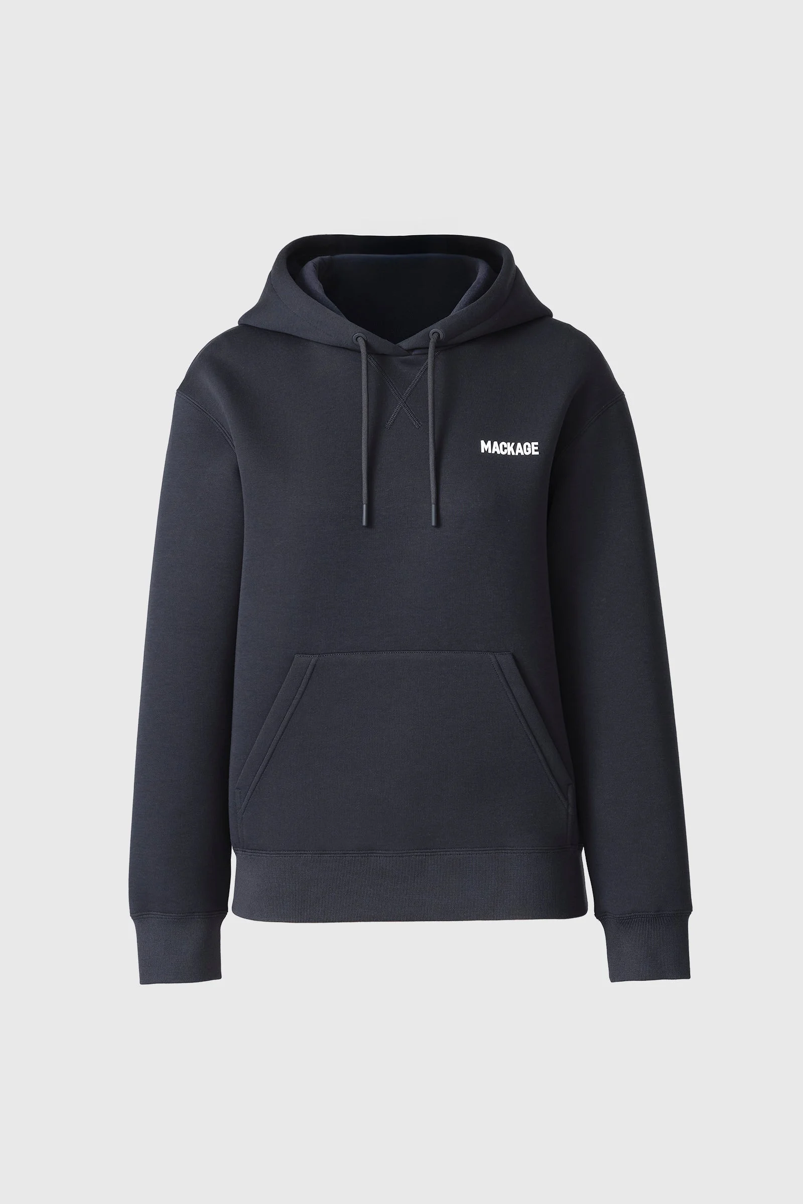 ZOSIA-Z Double-Face Jersey Logo Hoodie - 1