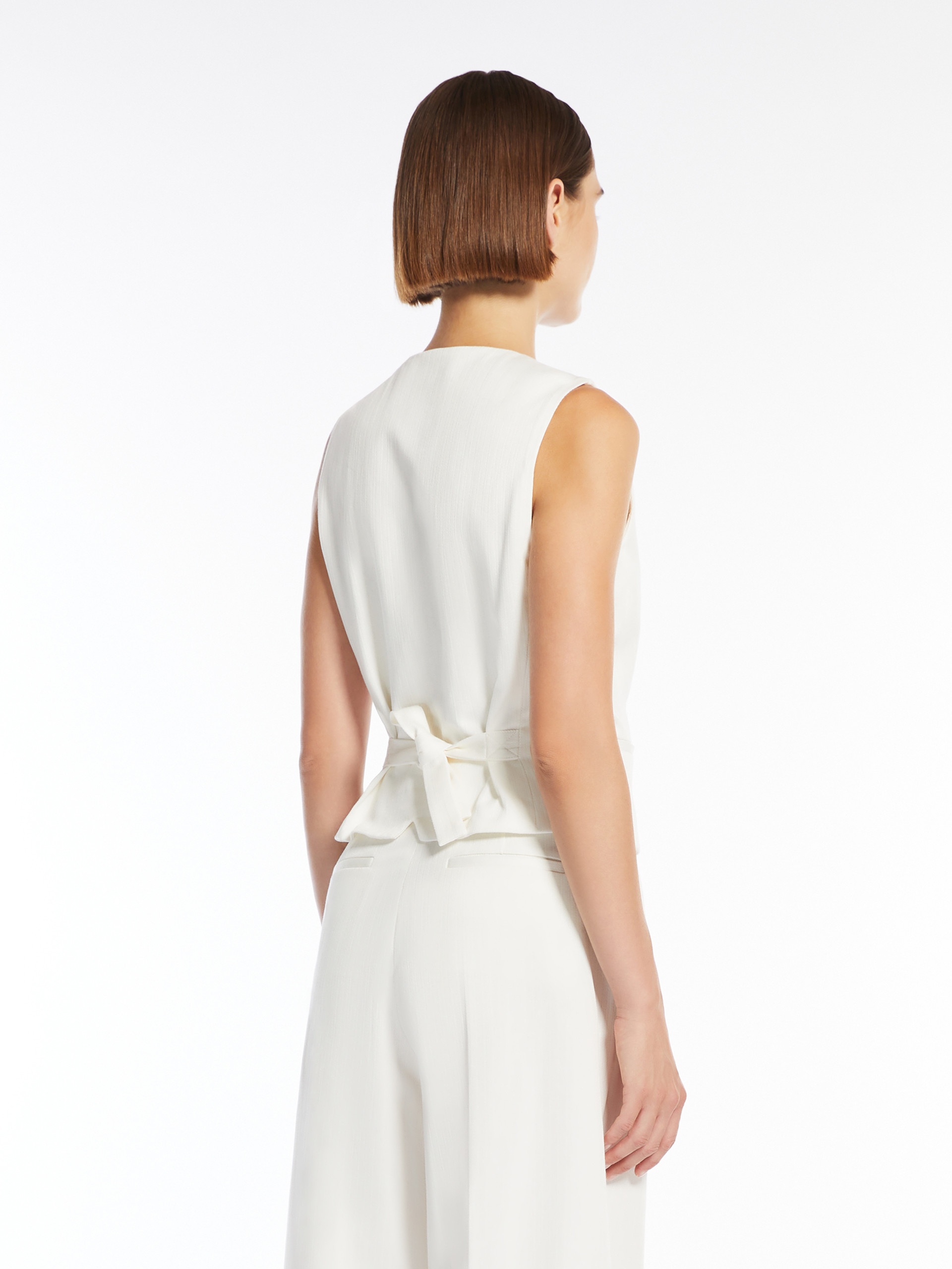MIRELLA Jacquard jersey waistcoat - 4