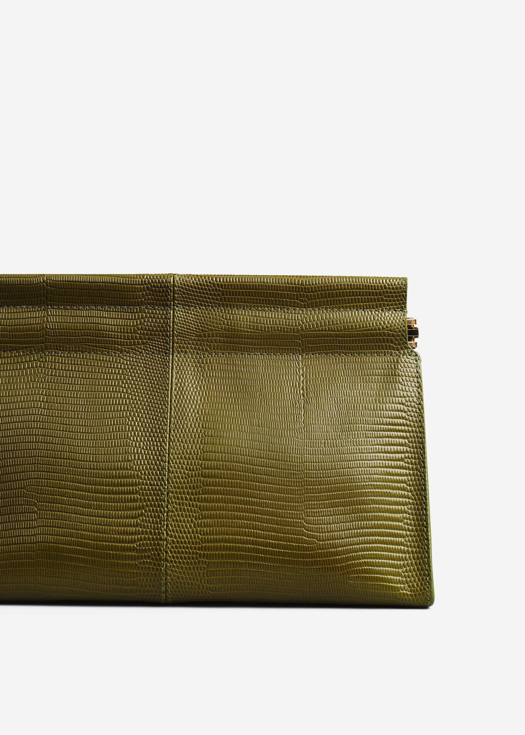 Small Clutch in Olive - 3