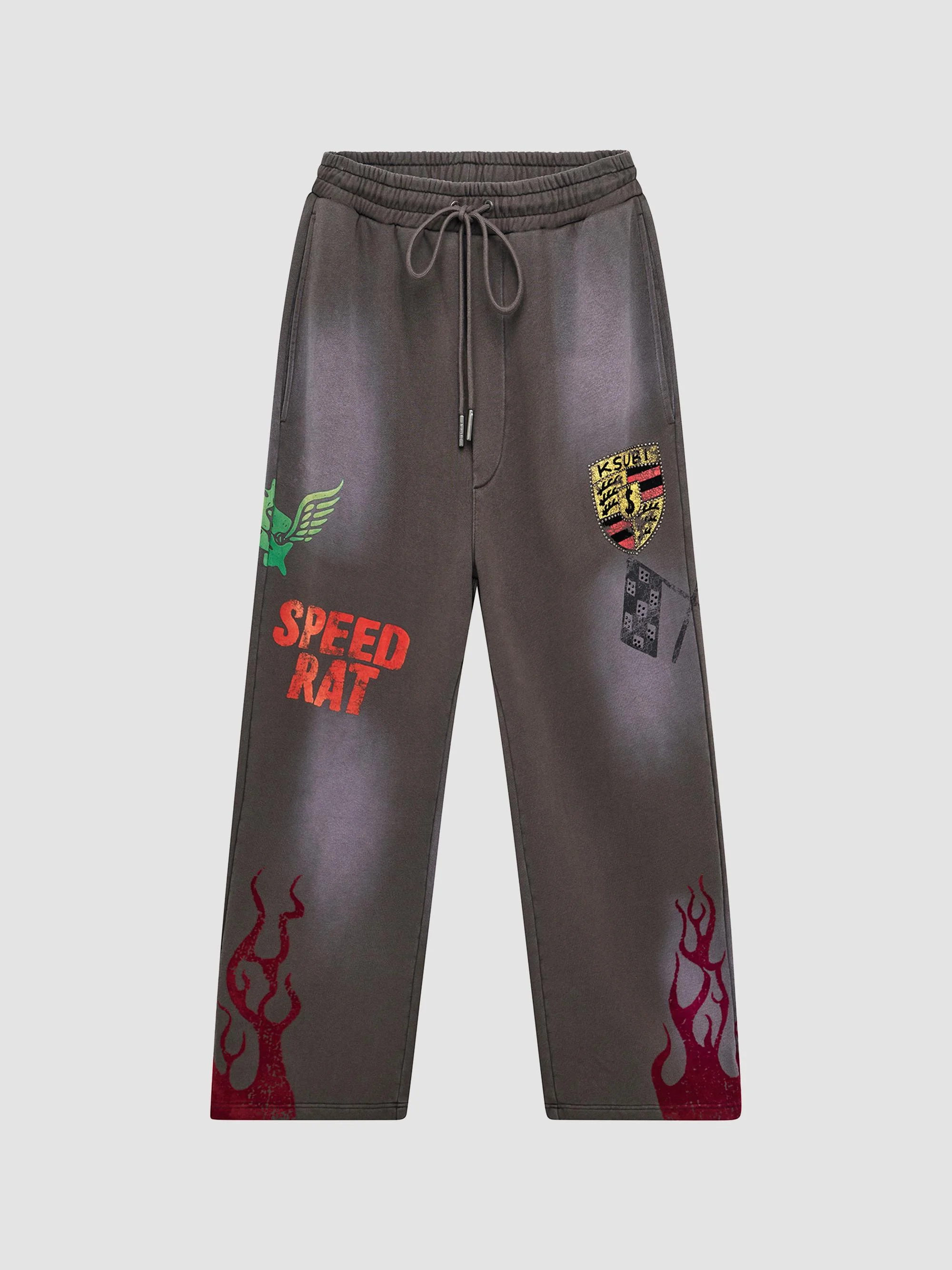 Men's Speed Rat Synthesis Trak Pants - Charcoal - 1