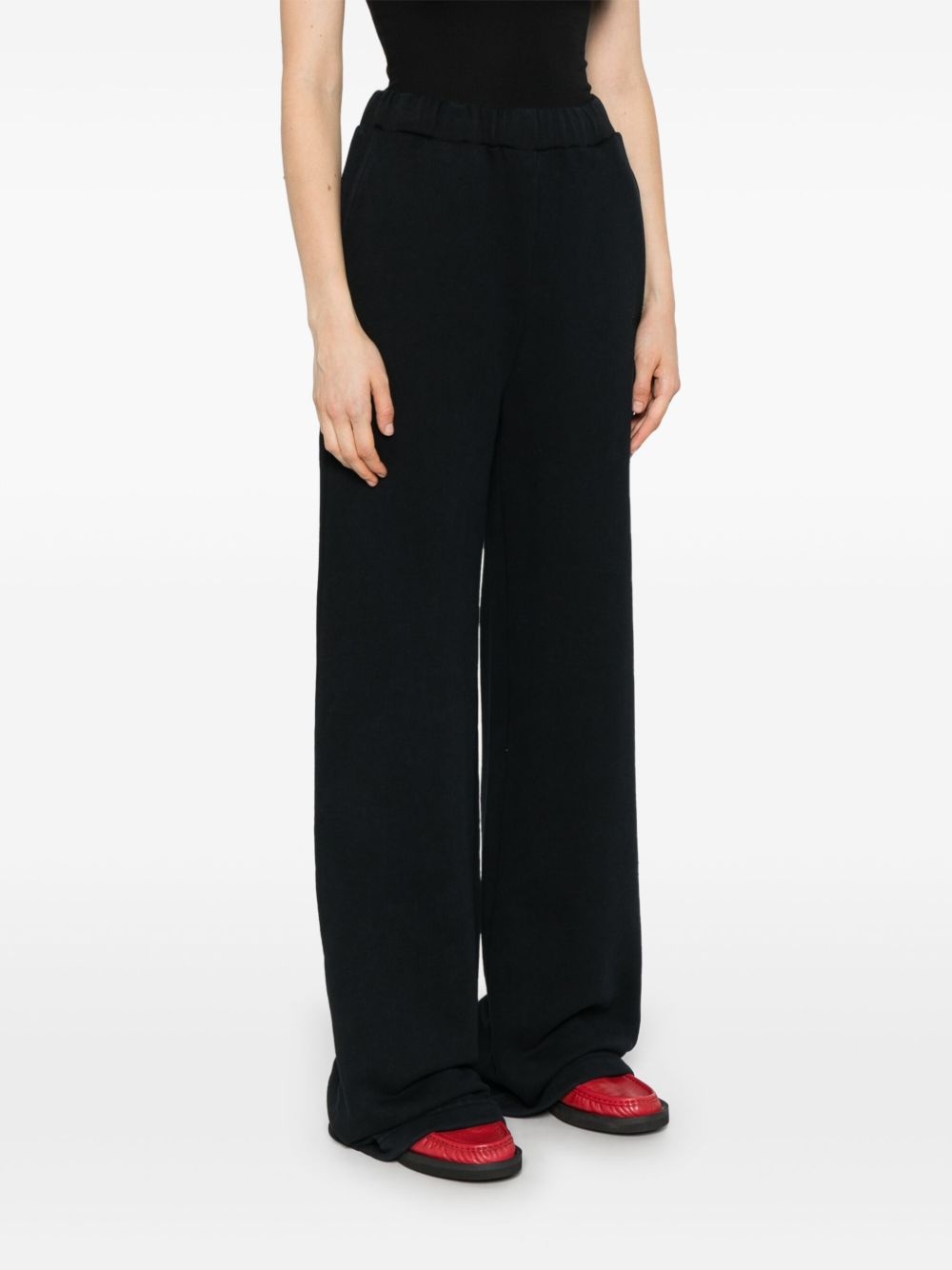 organic cotton track trousers - 3