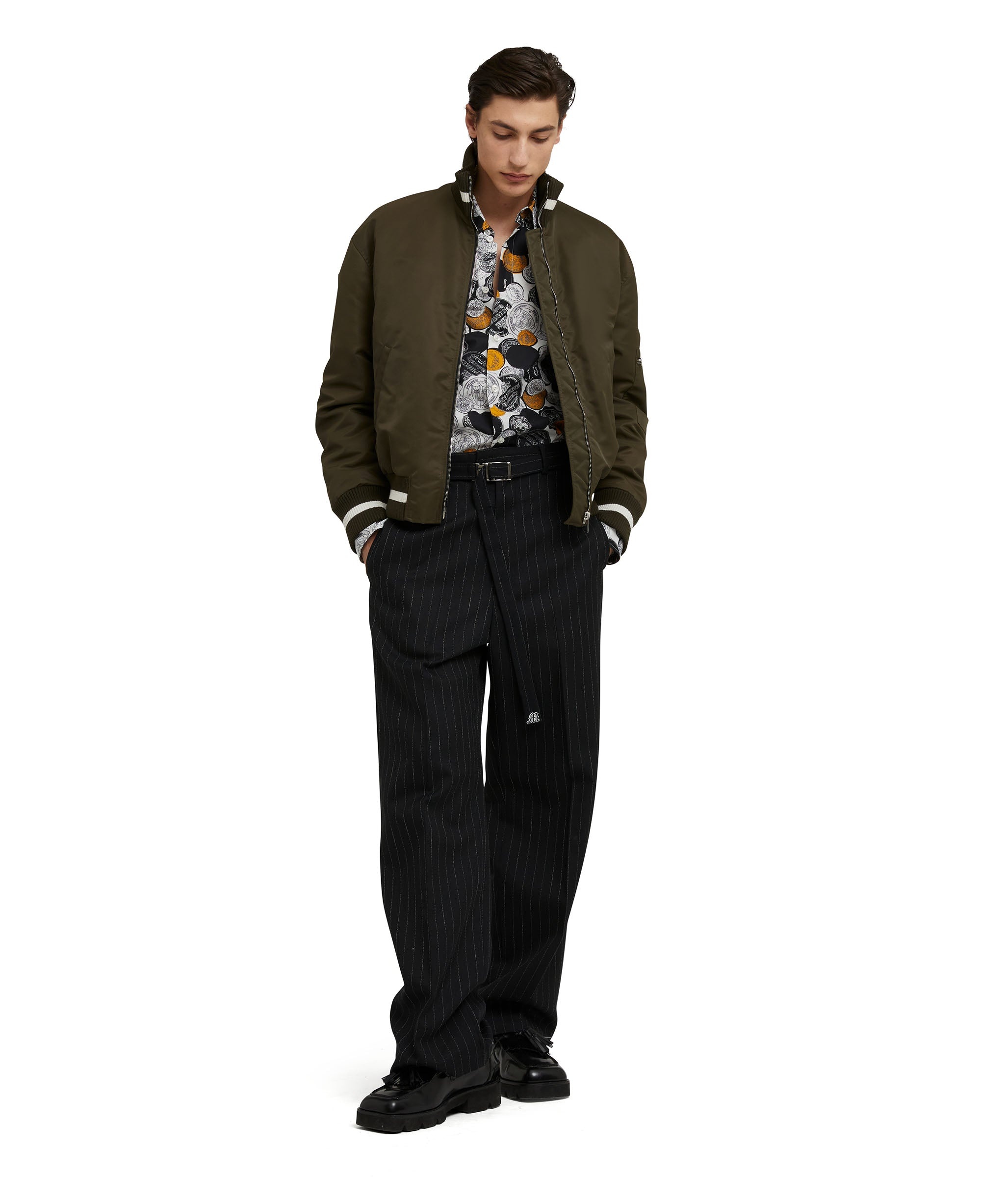 Organic cotton shirt with "all-over Token" print - 5