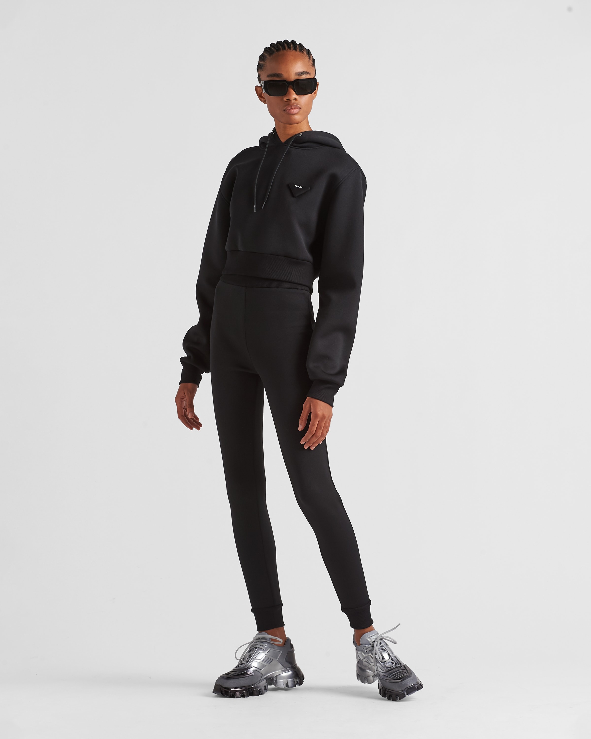 Cotton fleece leggings - 2