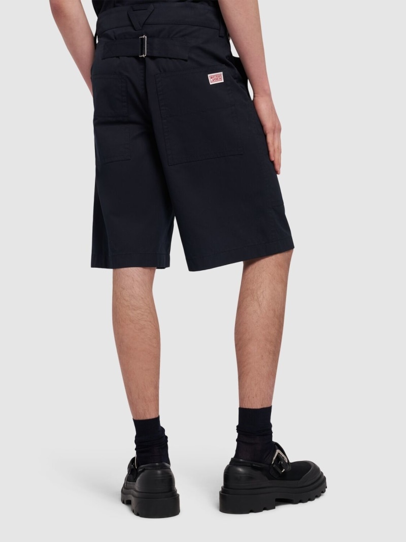 Light cotton twill cargo shorts - 3