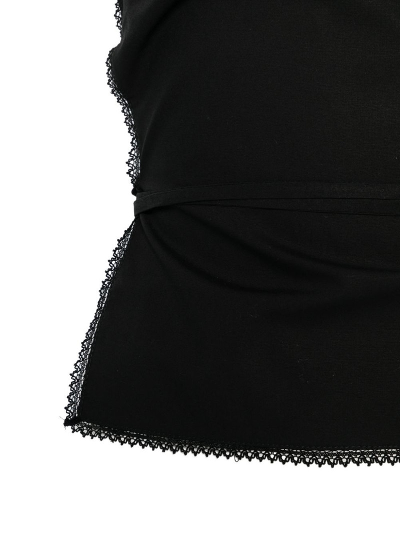 lace-trim tie-fastening top 3