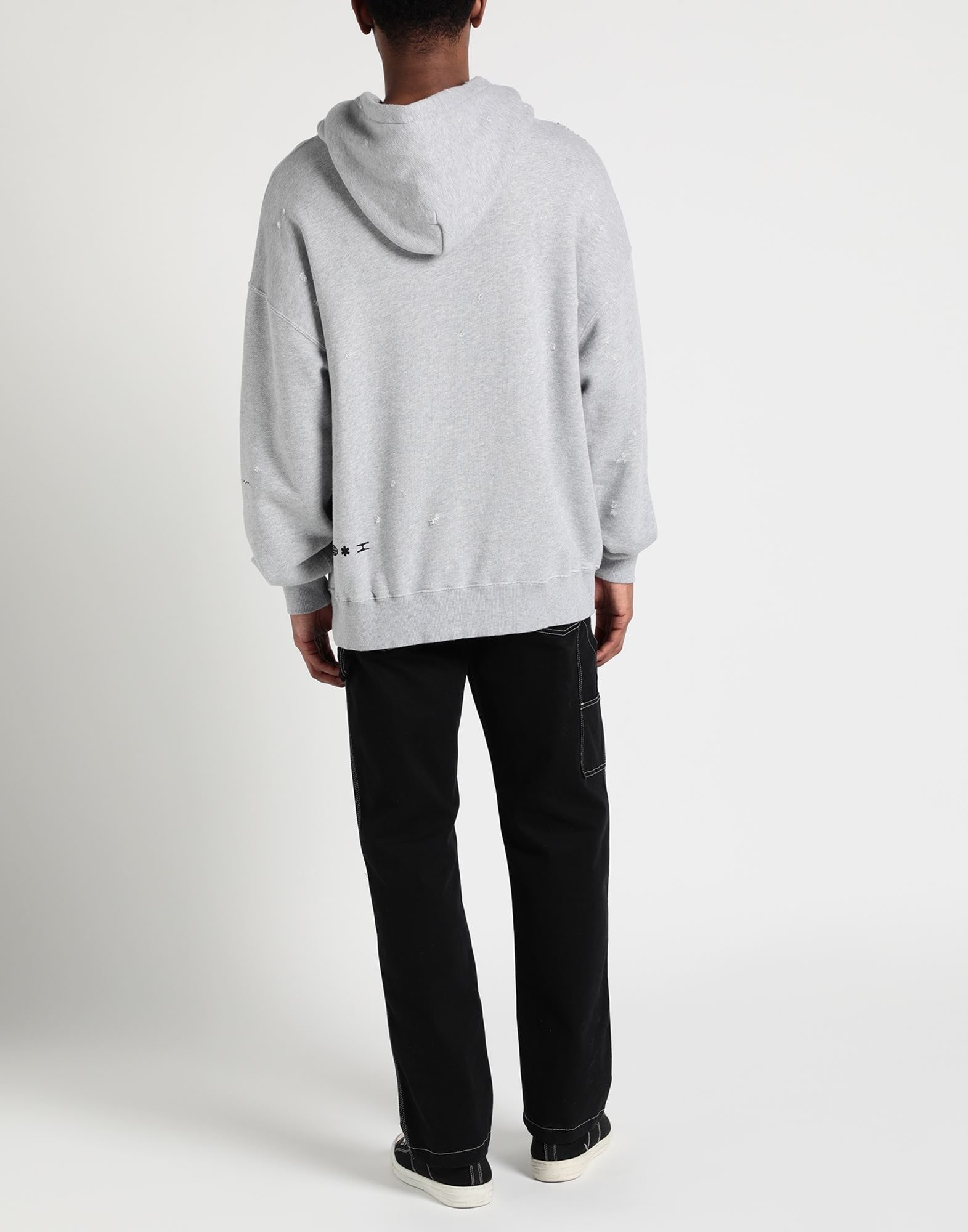 Light grey Men's Hooded Sweatshirt - 3